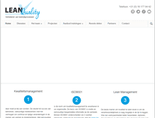 Tablet Screenshot of leanquality.nl